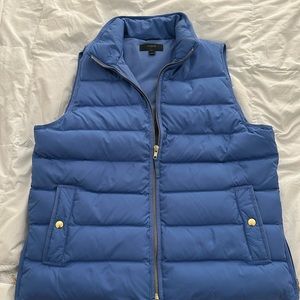 J.crew light blue vest - women’s large - EUC